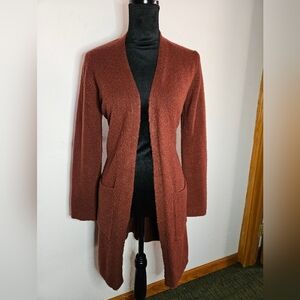 Forever 21 Burnt Orange Crewneck Knit Sweater